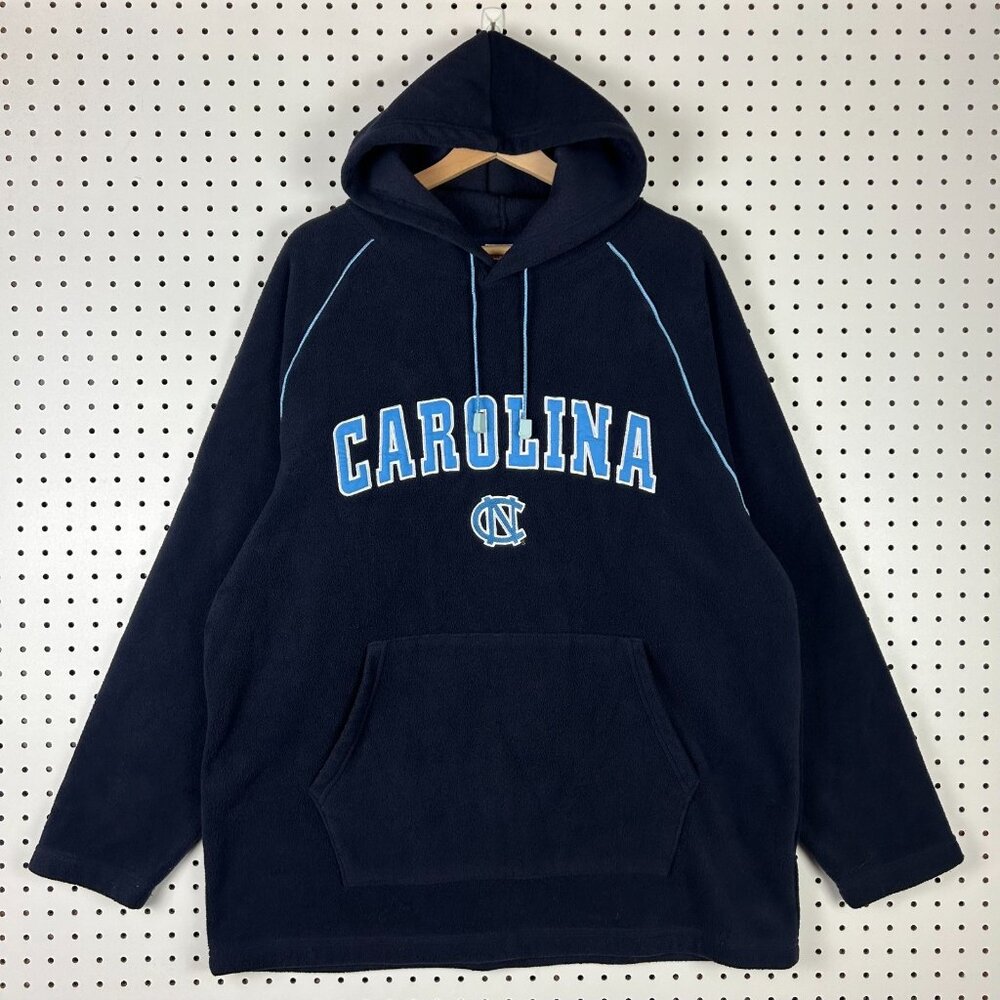 North Carolina Tar Heels Vtg Hoodie XL Fleece Sweatshirt Foot Locker 90s‎ Y2K